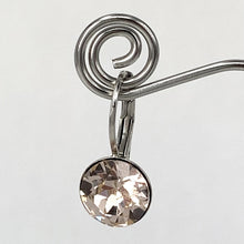 Load image into Gallery viewer, Isa Dambeck 9mm Swarovski Stone Silver Earrings Assorted Colours Earrings