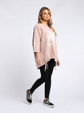 Load image into Gallery viewer, Starburst Cotton Sweater Pink
