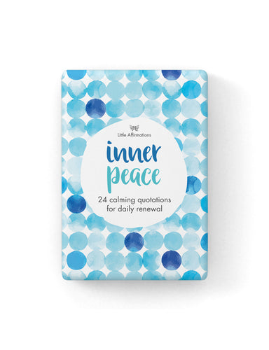 Inner Peace Little Affirmation Card Box