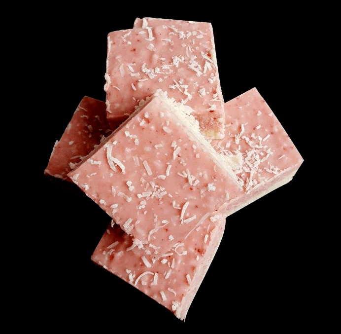 Baileys Coconut Ice Fudge
