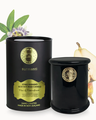 Pear & Passionflower Long Burning Organic Coconut Wax Candle