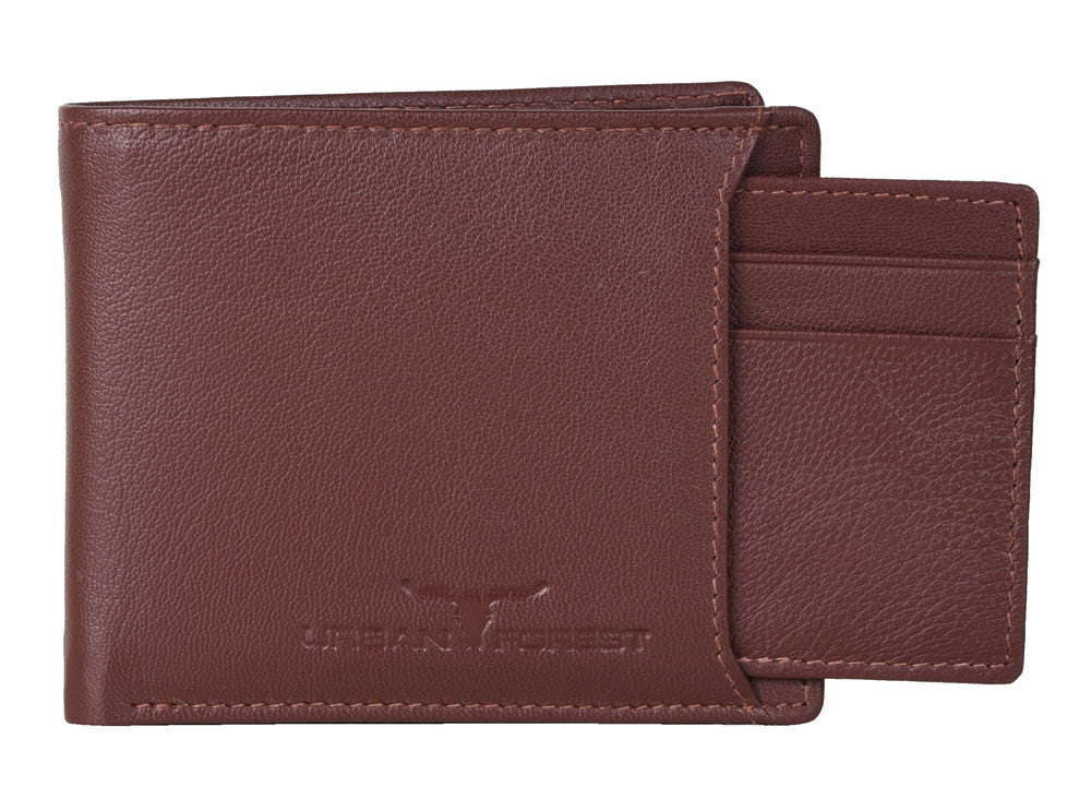 Sidka Leather Wallet w/Card Holder - Serena Brown
