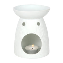 Load image into Gallery viewer, White Ceramic Angel Wings Oil Burner
