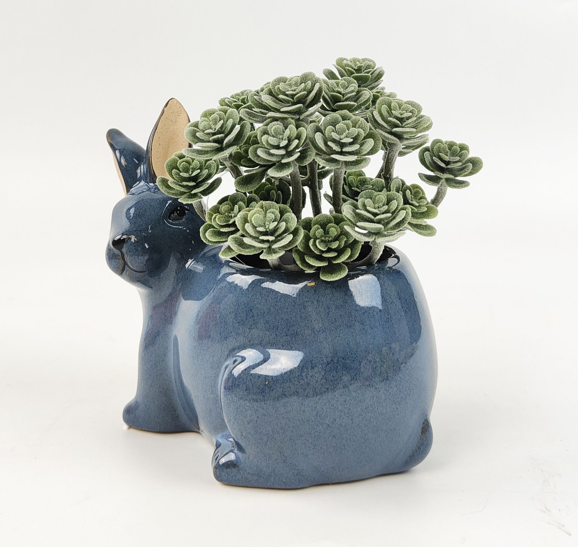 Bunny Planter Blue 12.5cm