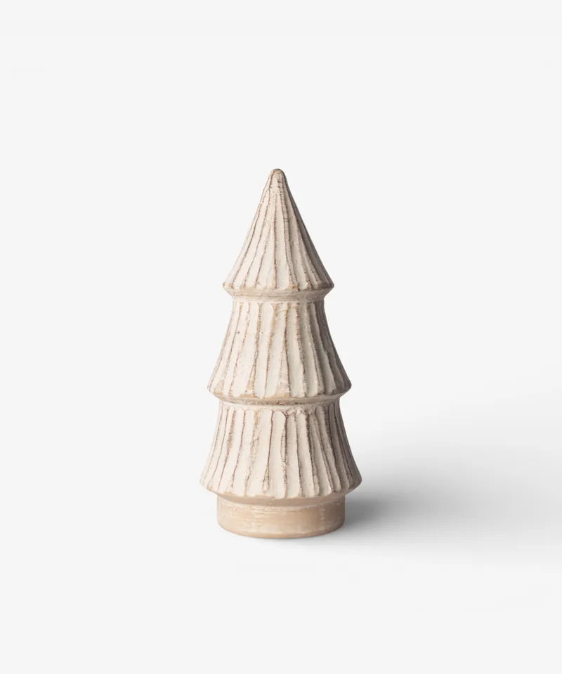 Form Stone Tree Fluted Matte 28cmH
