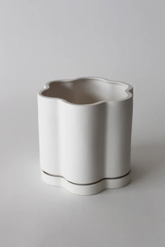 Daisy Planter White