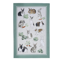 Load image into Gallery viewer, UW Cotton Tea Towel Rabbit Patch