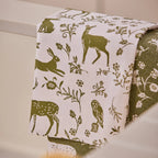 UW Cotton Tea Towel 2pack Forest Friends