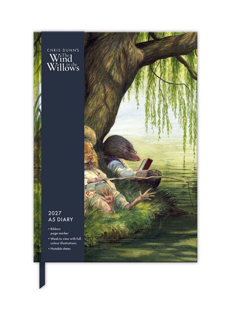The Wind in the Willows 2027 A5 Desk Diary