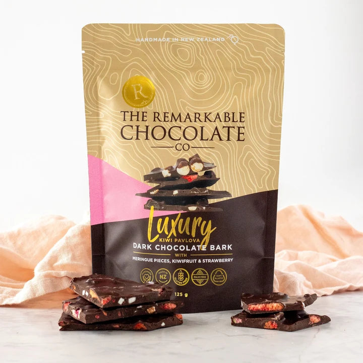 Remarkable Chocolate Bark Kiwi Pavlova 125gm