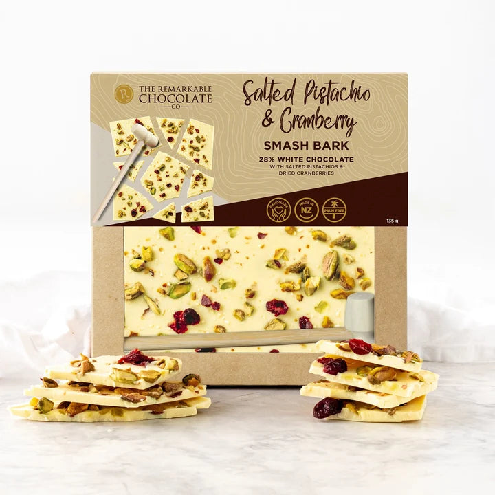 Remarkables Smash Bark Pistachio & Cranberry