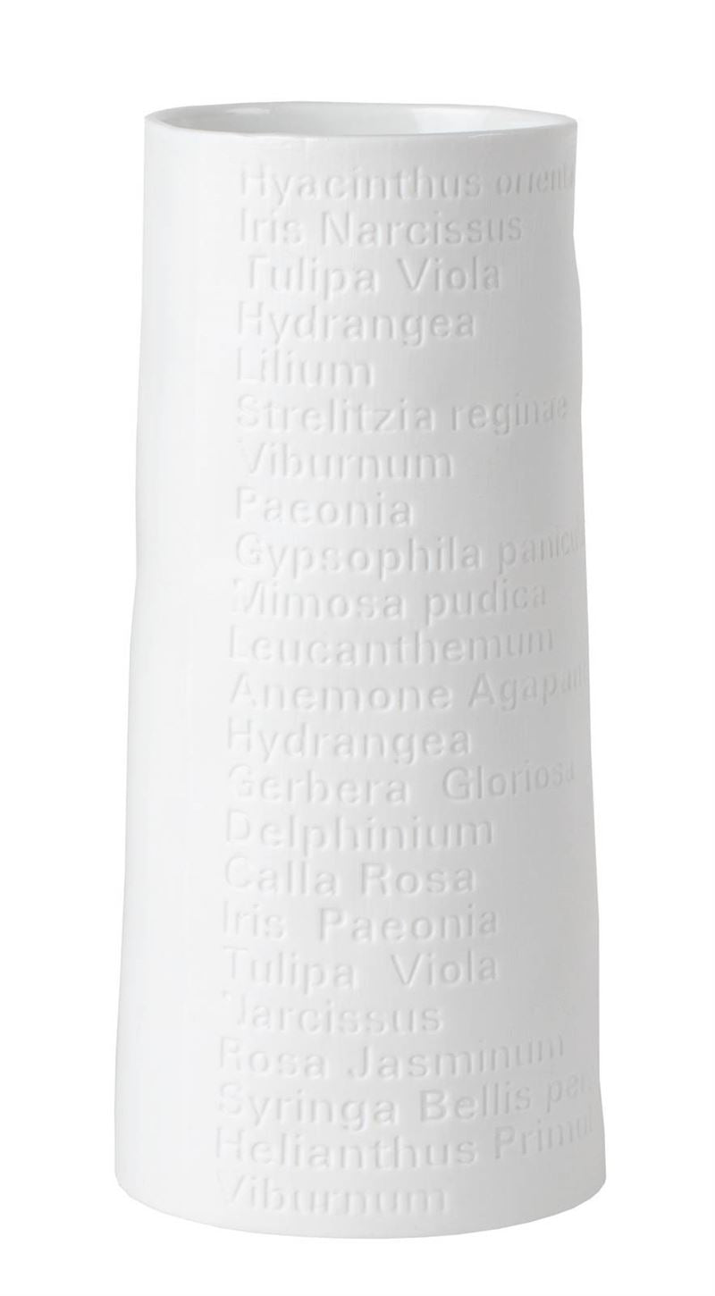 Poetry Wide Small Porcelain Vase