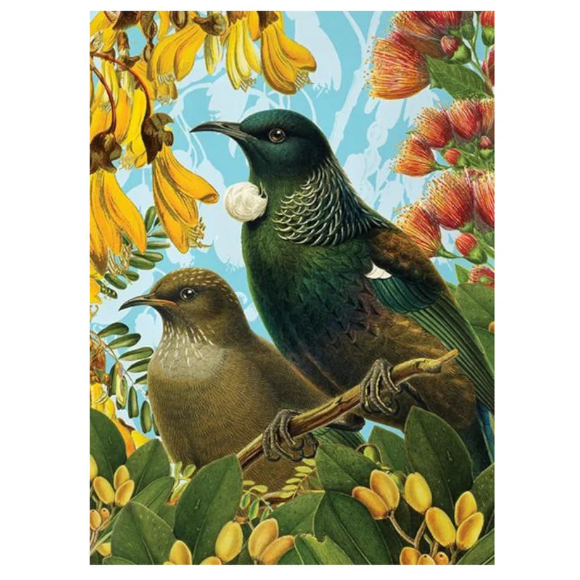 Botanical Tui Jigsaw Puzzle Box