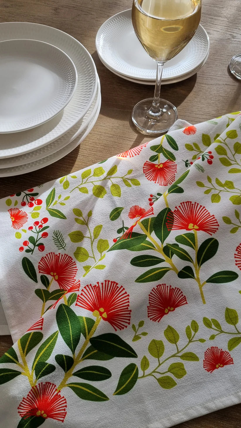 SH Pohutukawa Tea Towel