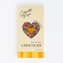 Load image into Gallery viewer, Milk Belgium Chocolate Bar with Sprinkles