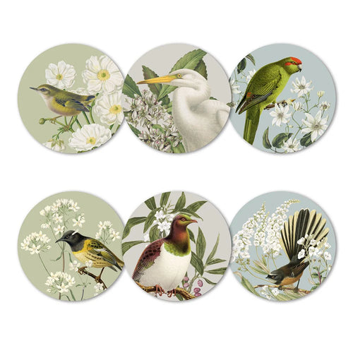 Birds & Botanicals Set of 6 Coasters