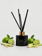 Persian Lime & Lemongrass Crystal Reed Diffuser - Odour Eliminator