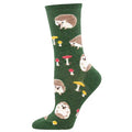 W Slow Poke Green Heather Sock