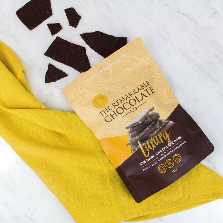 Remarkable Choc Bark Spicy Ginger Crunch