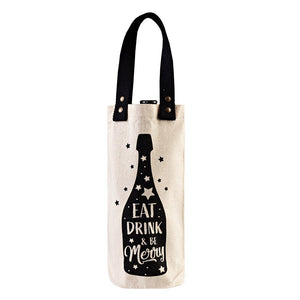 Eat Drink Wine Bag