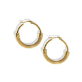 Steel Me Stainless Yellow Gold Mimi Hoop Earring 30mm