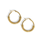 Steel Me Stainless Yellow Gold Mimi Hoop Earring 30mm