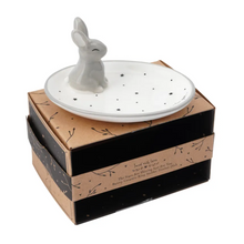 Load image into Gallery viewer, Bunny Ring Holder Trinket Dish