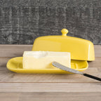 Lemon Rectangle Butter Dish
