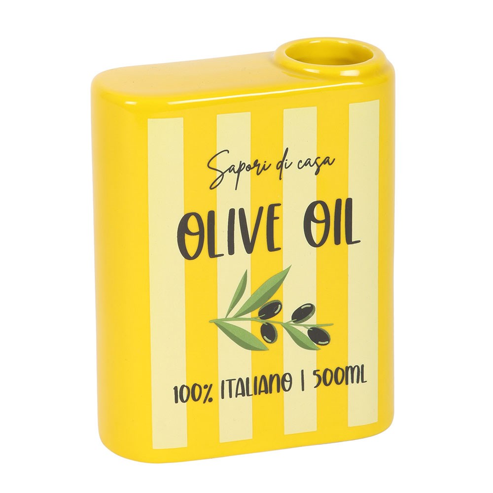 Olive Oil Tin Shaped Vase