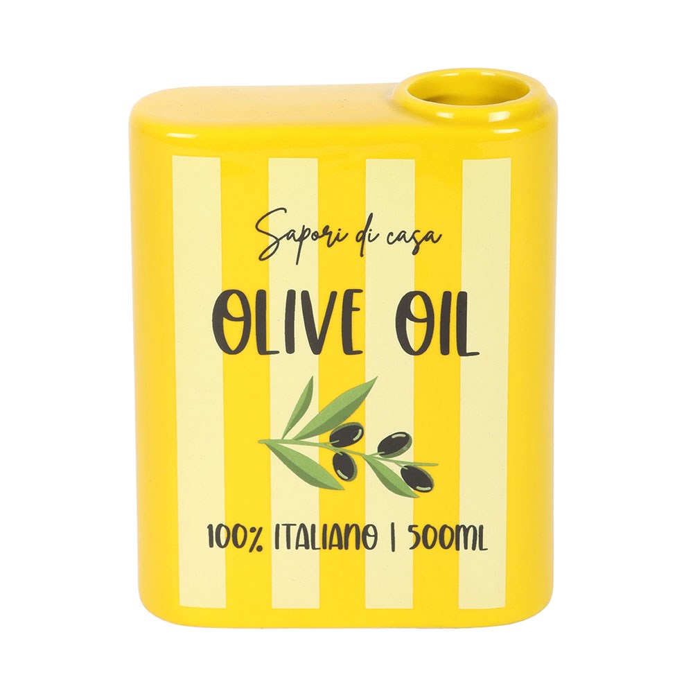 Olive Oil Tin Shaped Vase