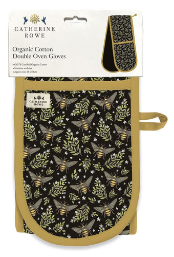 Bee Pattern Oven Gloves