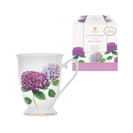 Botanical Hydrangea Mug