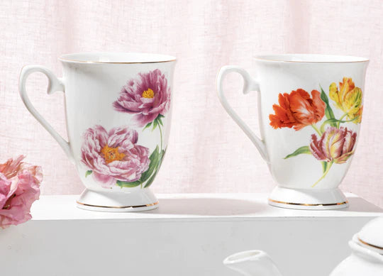 Botanical Parrot Tulip Mug