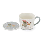 Hen House Lane Conical Mug & Coaster Set