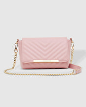Load image into Gallery viewer, Sicily Quilted Crossbody Bag Pale Pink
