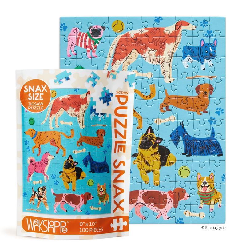 Pooches Playtime 100pce Puzzle Snax