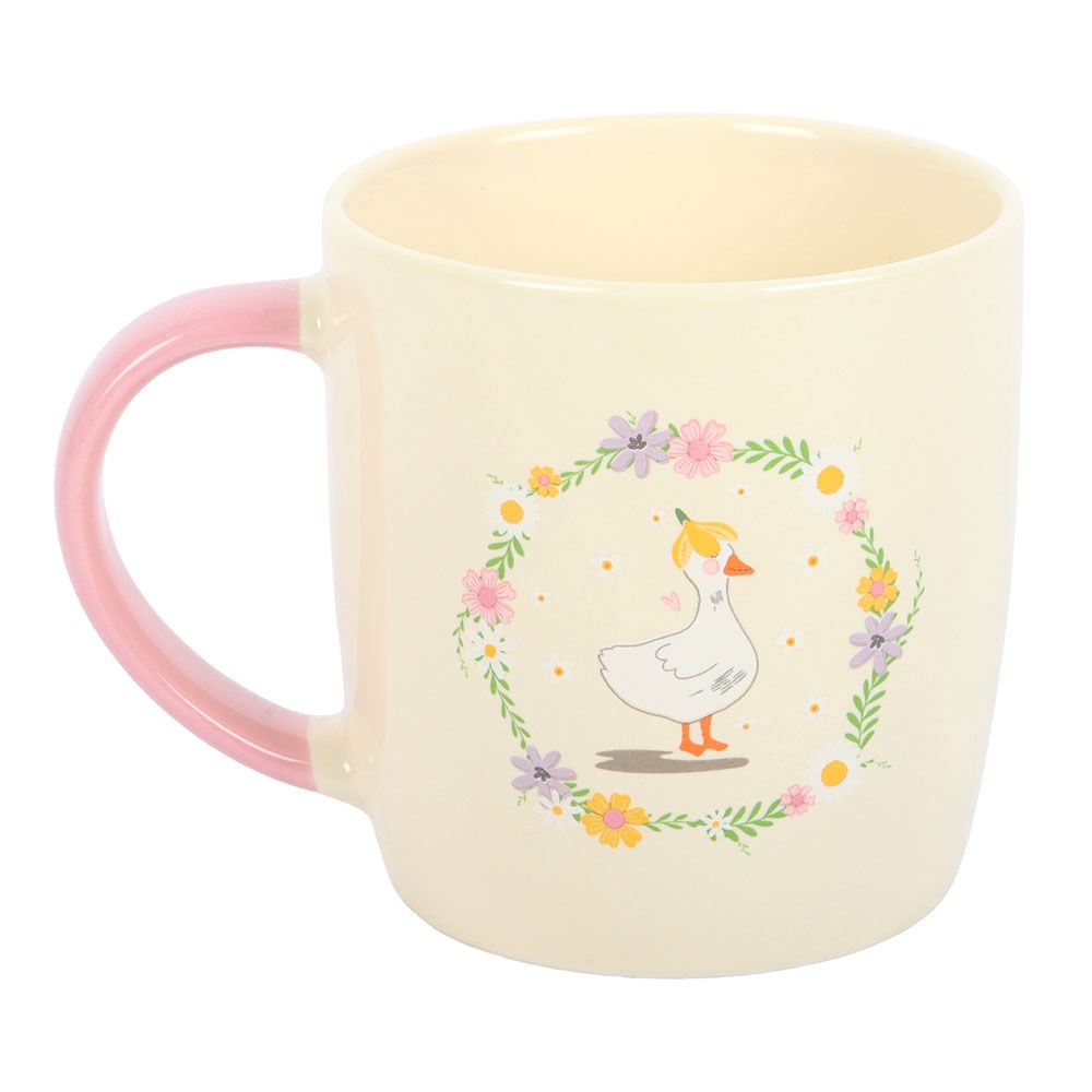 Floral Duck Mug