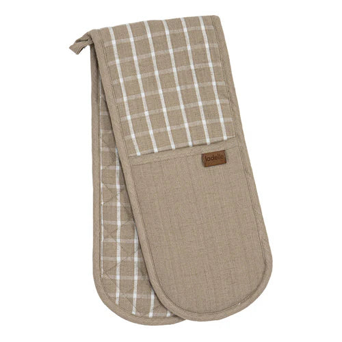 Hemingway Taupe Double Oven Mitt