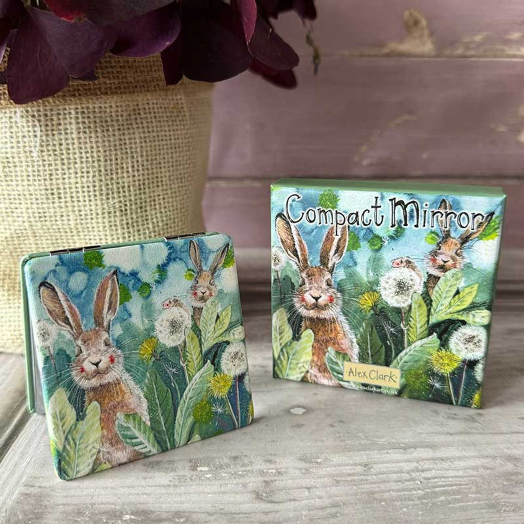 Little Rabbits Compact Mirror