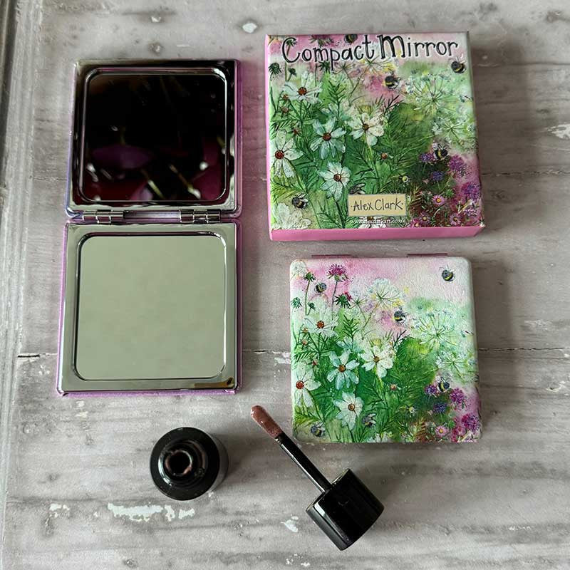 Bees in Summer Compact Mirror