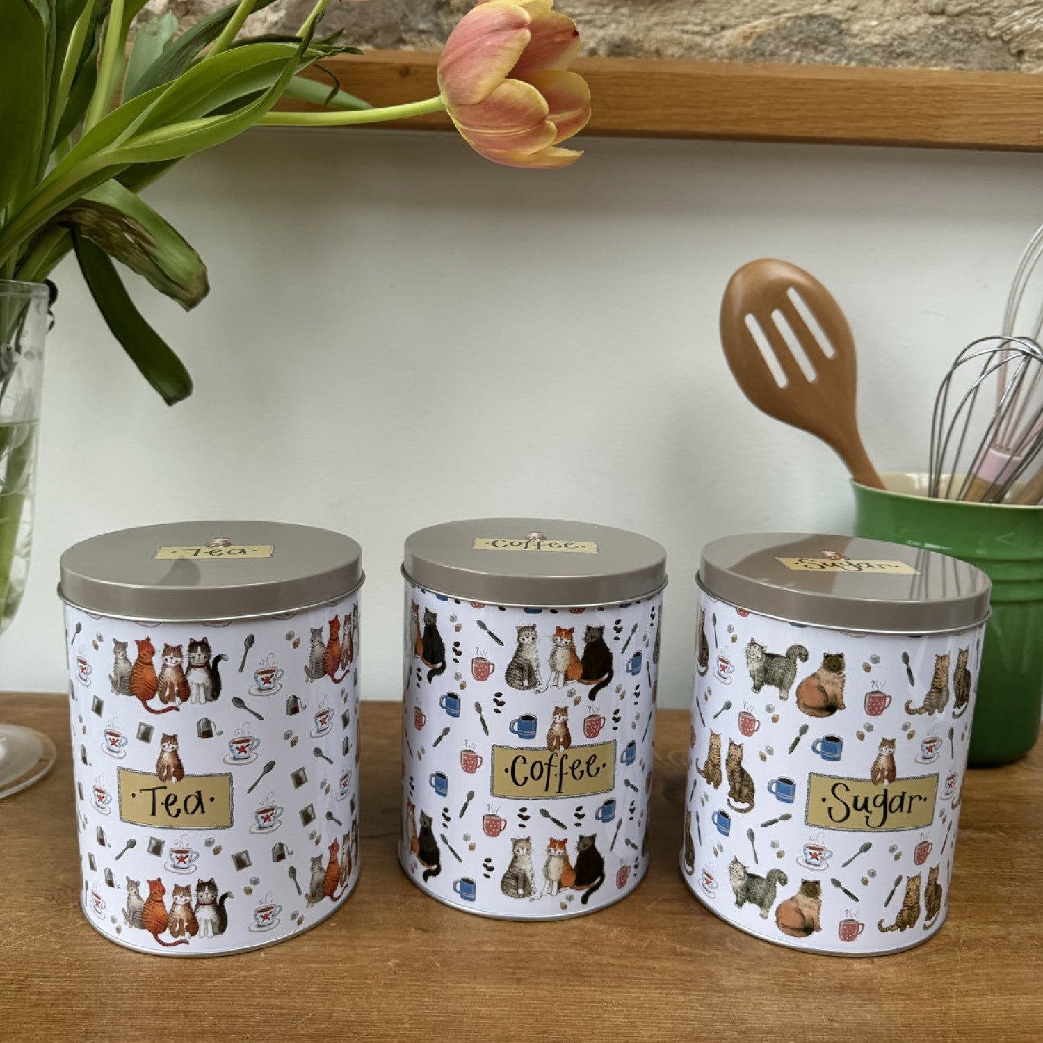Marvellous Moggies Storage Tins