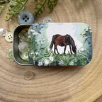 Horse & Cow Parsley Sliding Little Tin