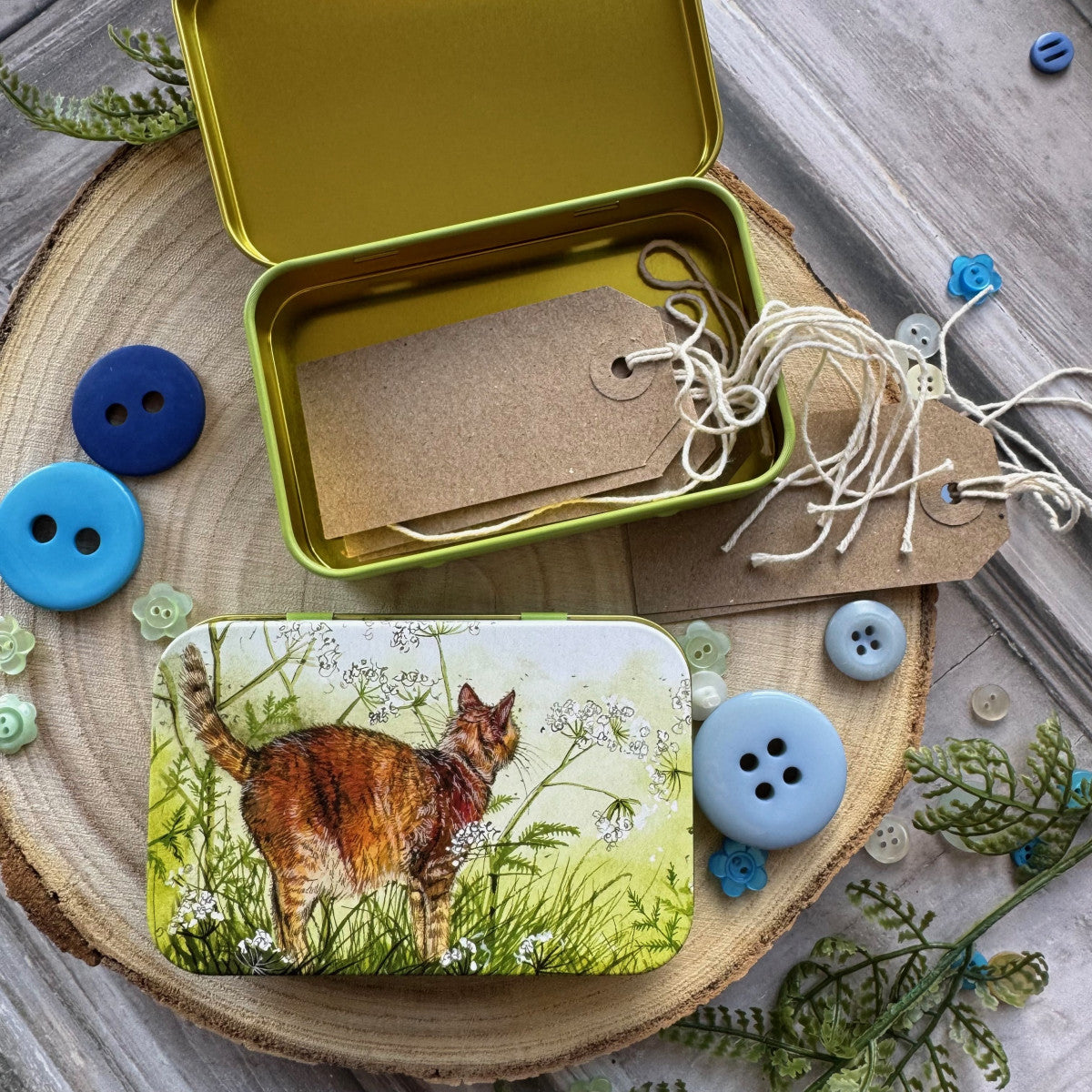 Early Morning Small Rectangle Tin