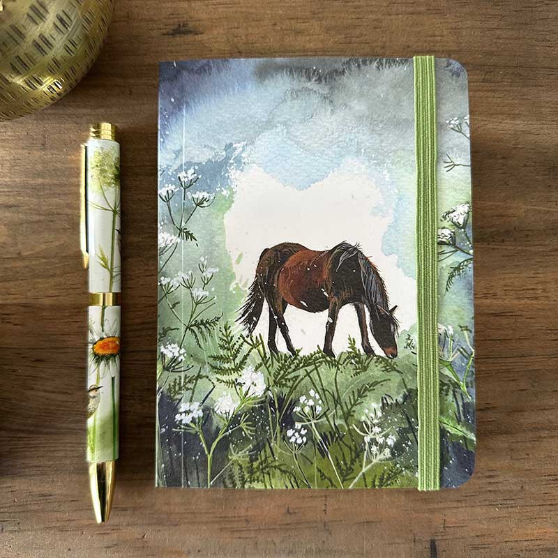Horse & Cow Parsley Small Chunky Notebook