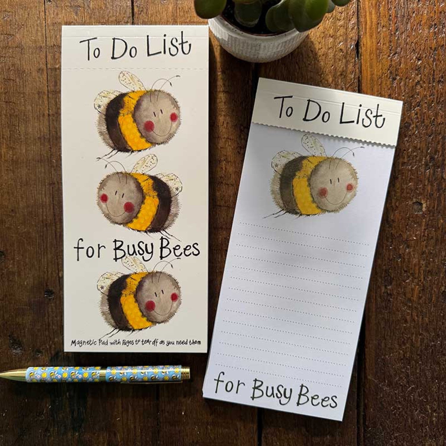 Bumble Bees Magnetic To Do List
