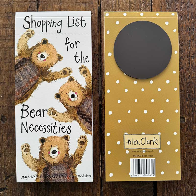 Bear Hugs Magnetic To Do List