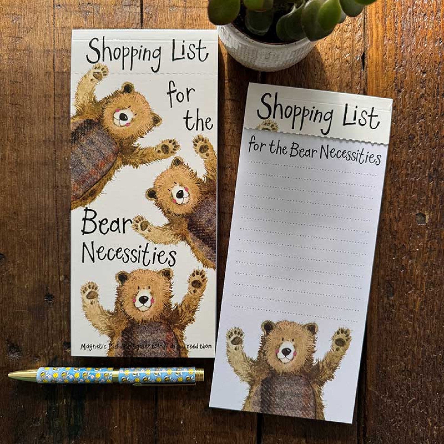 Bear Hugs Magnetic To Do List