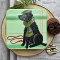 Hat and Scarf Large Square Tin