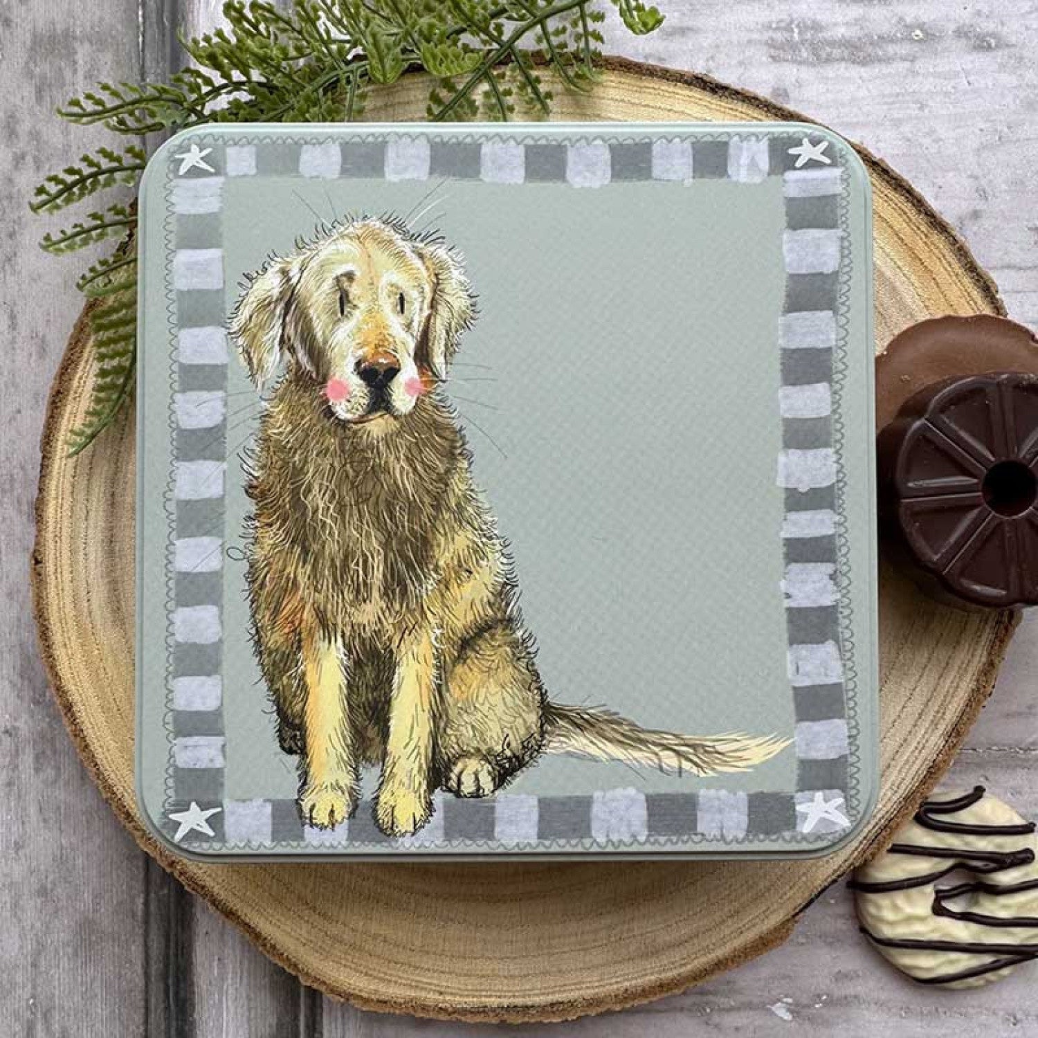 Rosie Large Square Tin