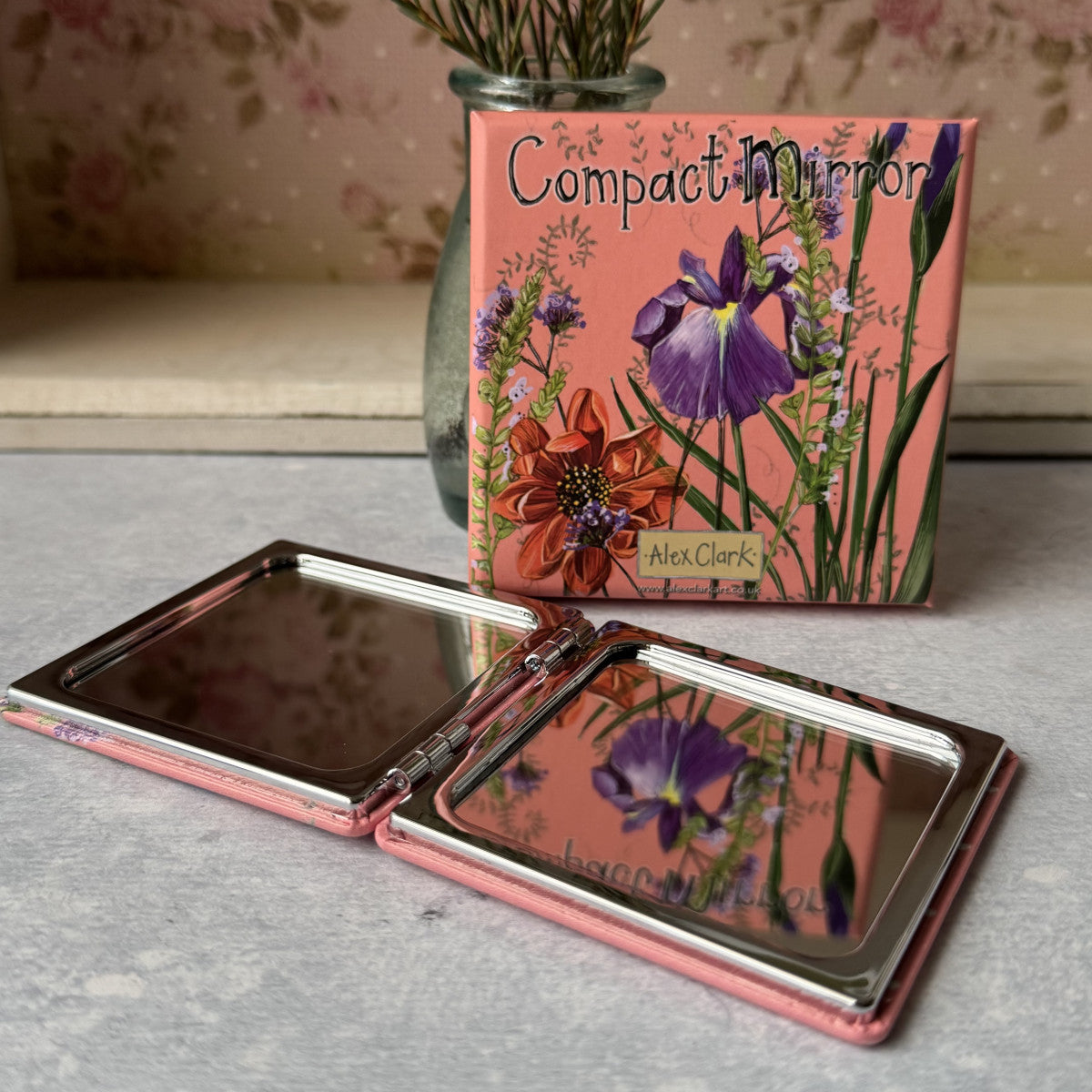 Dahlia Compact Mirror